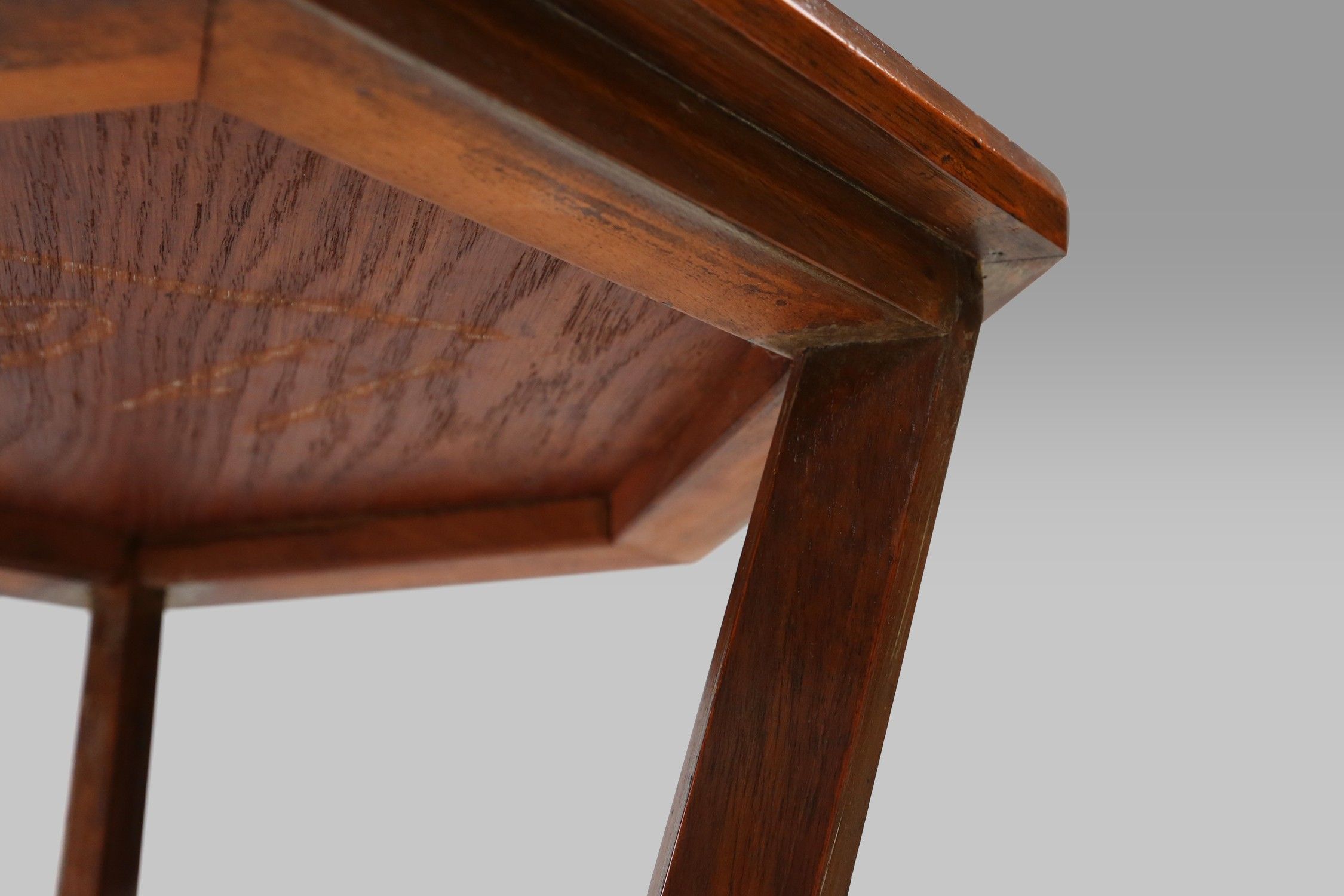 Elegant French Art Deco console in wood from the 1930sthumbnail
